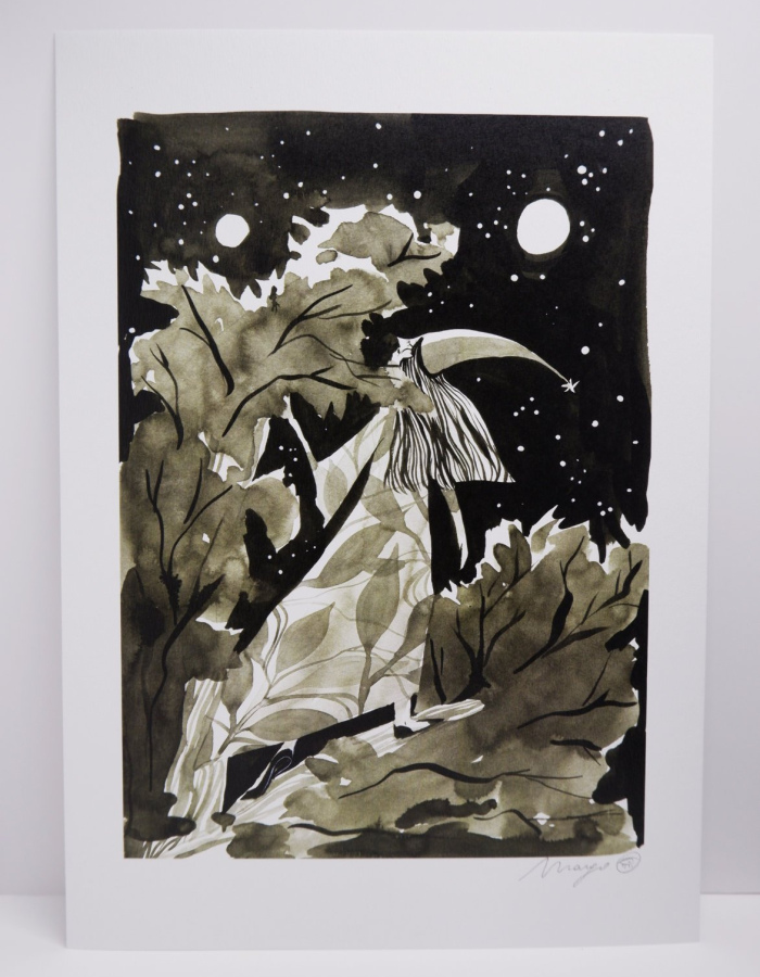 Print "Midnight" A4