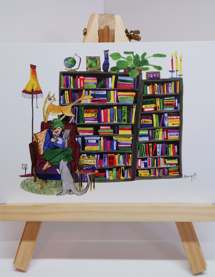 Print “Library” A5