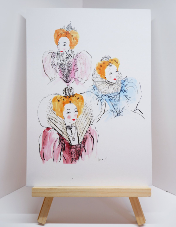 Print “Elizabeth I” A4
